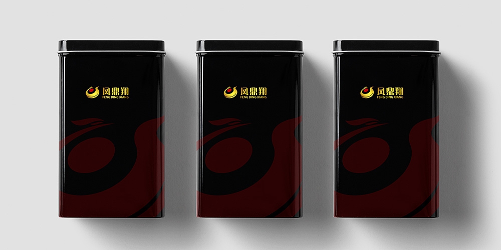 凤鼎祥茶叶包装设计铁罐装_高瑞品牌_北京包装设计